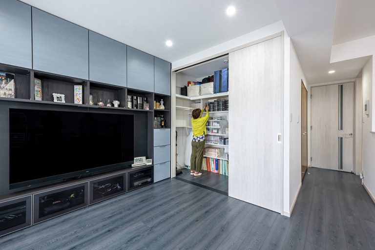 リビングの収納スペース