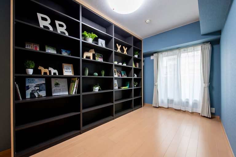 大型収納の洋室