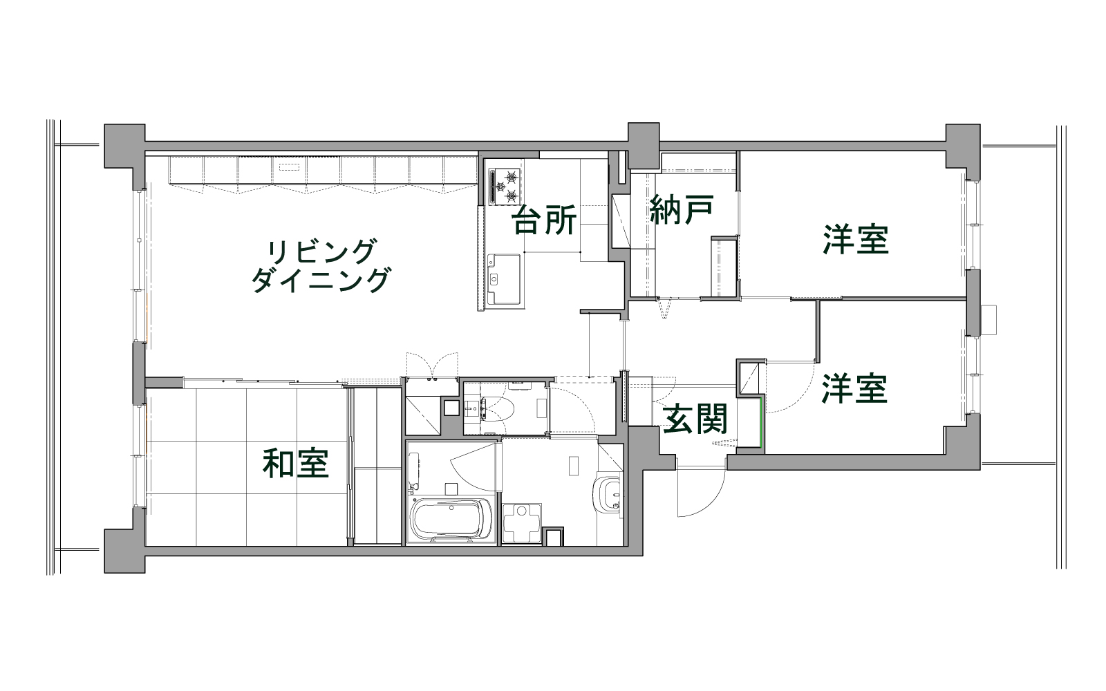 中村邸アフター図面 中村邸アフター図面