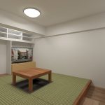 畳の小上がりスペース