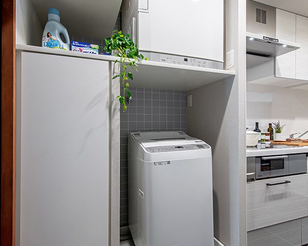 洗濯機とガス衣類乾燥機